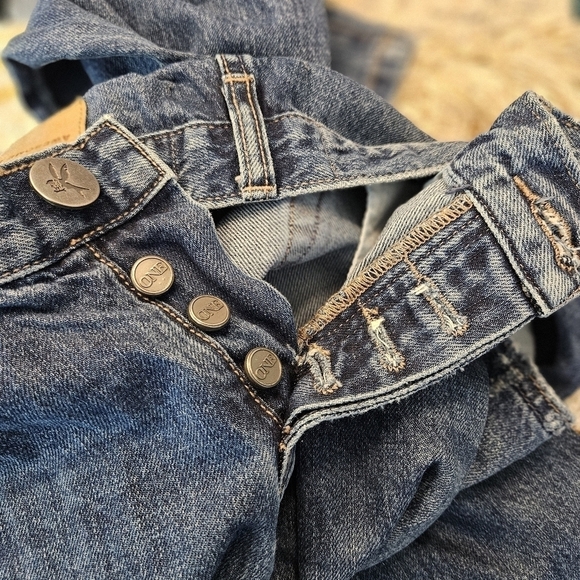 One Teaspoon awesome baggies Jeans Size 26 Slightly Distressed Button Fly - Picture 8 of 8